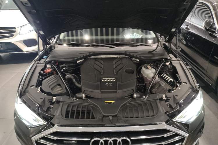 Used Audi A8 2019 Plus A8L 50 TFSI quattro Comfort Model Engine Bay