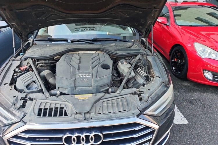 Used Audi A8 2019 A8L 50 TFSI quattro Comfort Model Engine Bay Left