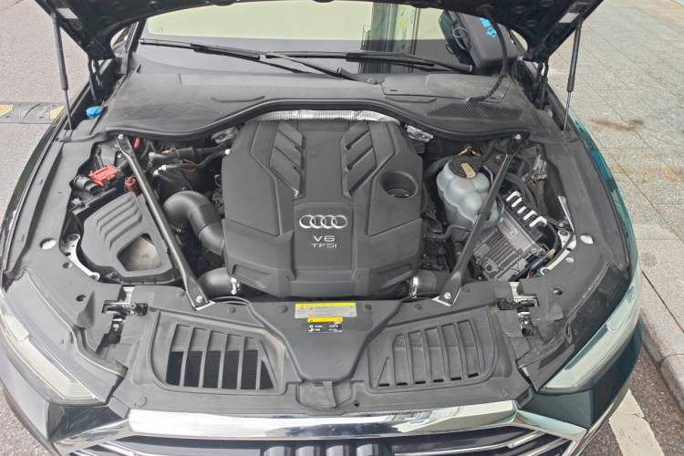Used Audi A8 2019 Plus A8L 55 TFSI quattro Luxury Model Engine Bay