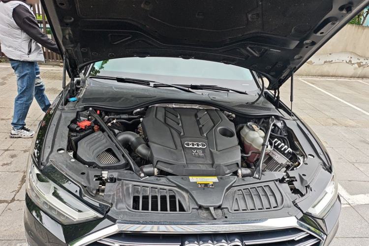 Used Audi A8 2019 Plus A8L 55 TFSI quattro Luxury Model Engine Bay