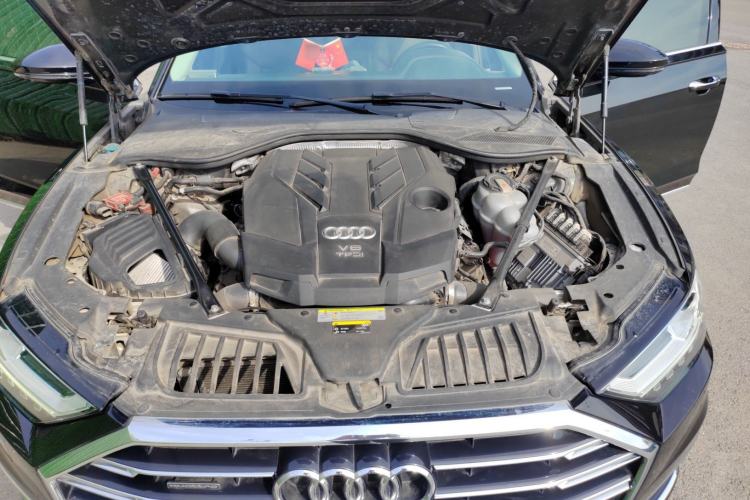 Used Audi A8 2019 Plus A8L 55 TFSI quattro Luxury Model Engine Bay