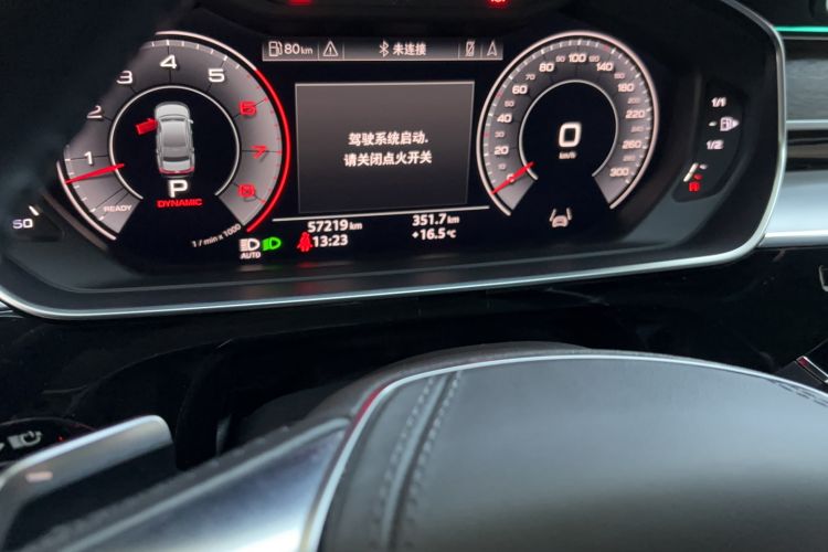 Used Audi A8 2019 A8L 55 TFSI quattro Prestige Edition Odometer Close Up