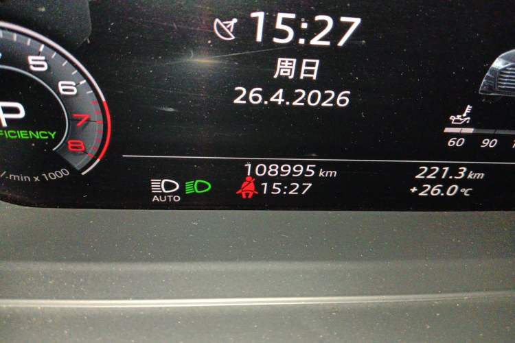 Used Audi A8 2019 Facelifted Plus A8L 50 TFSI quattro Comfort Version Odometer Close Up