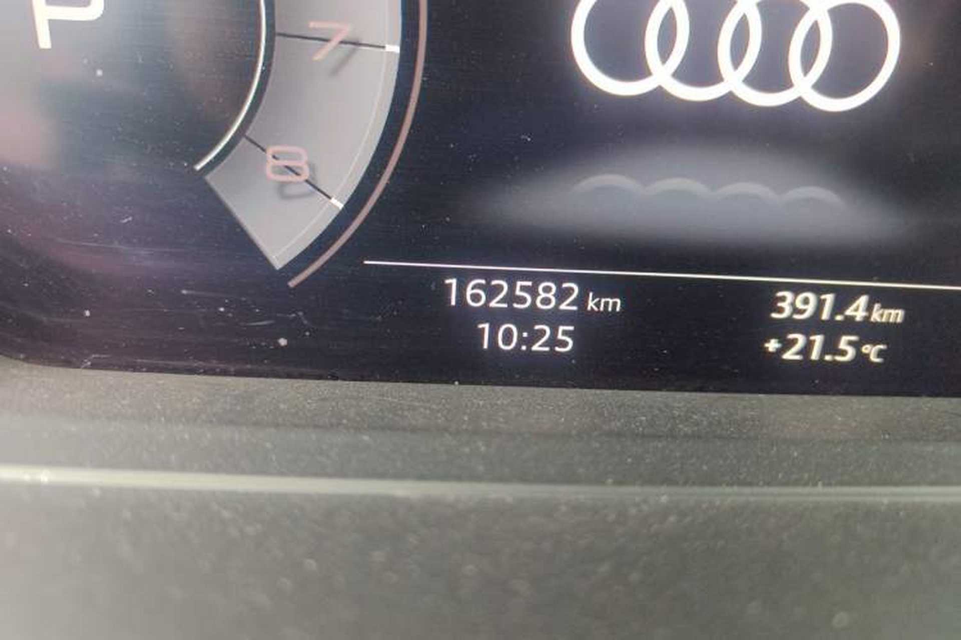Used Audi A8 2019 Plus A8L 50 TFSI quattro Comfort Model Odometer Close Up
