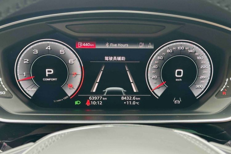 Used Audi A8 2019 A8L 55 TFSI quattro Prestige Edition Odometer Close Up