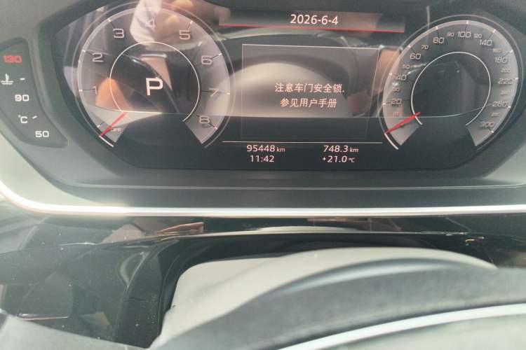 Used Audi A8 2019 Plus A8L 55 TFSI quattro Prestige Edition Odometer Close Up