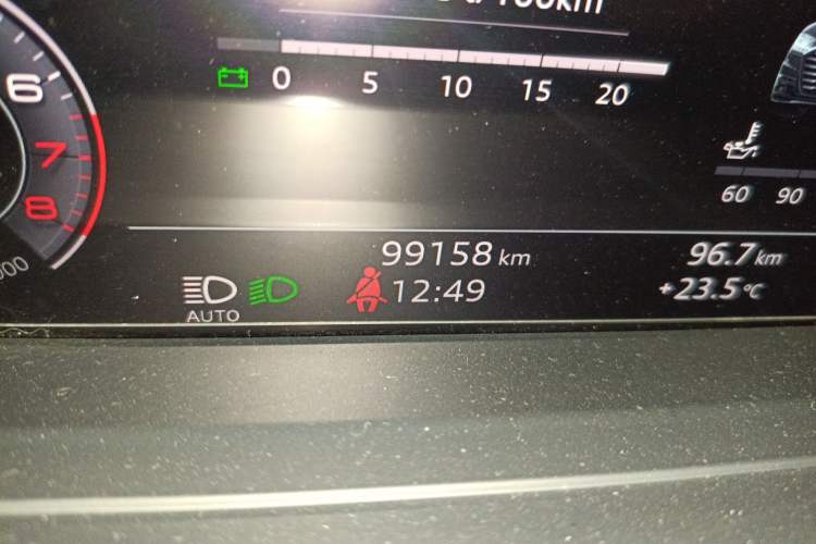 Used Audi A8 2019 Facelifted Plus A8L 50 TFSI quattro Comfort Version Odometer Close Up