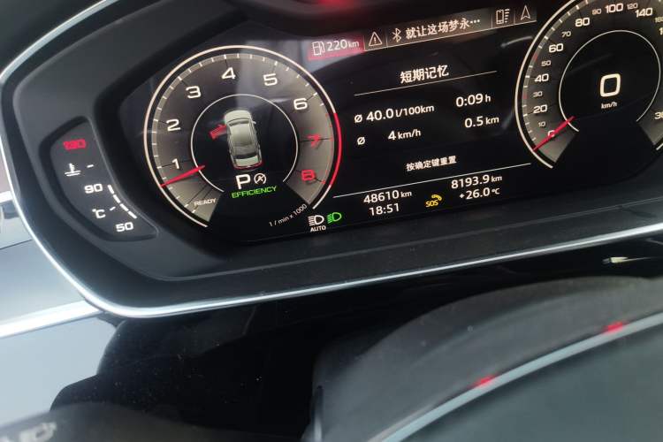 Used Audi A8 2019 Facelifted Plus A8L 50 TFSI quattro Luxury Edition Odometer Close Up