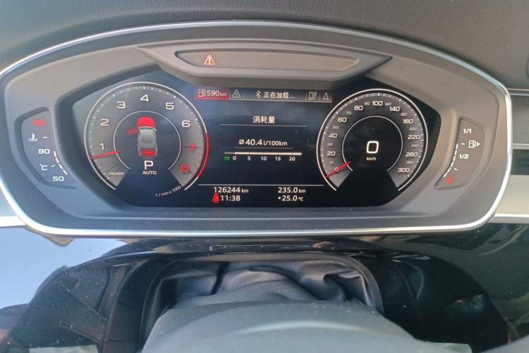 Used Audi A8 2019 Plus A8L 50 TFSI quattro Comfort Model Odometer Close Up