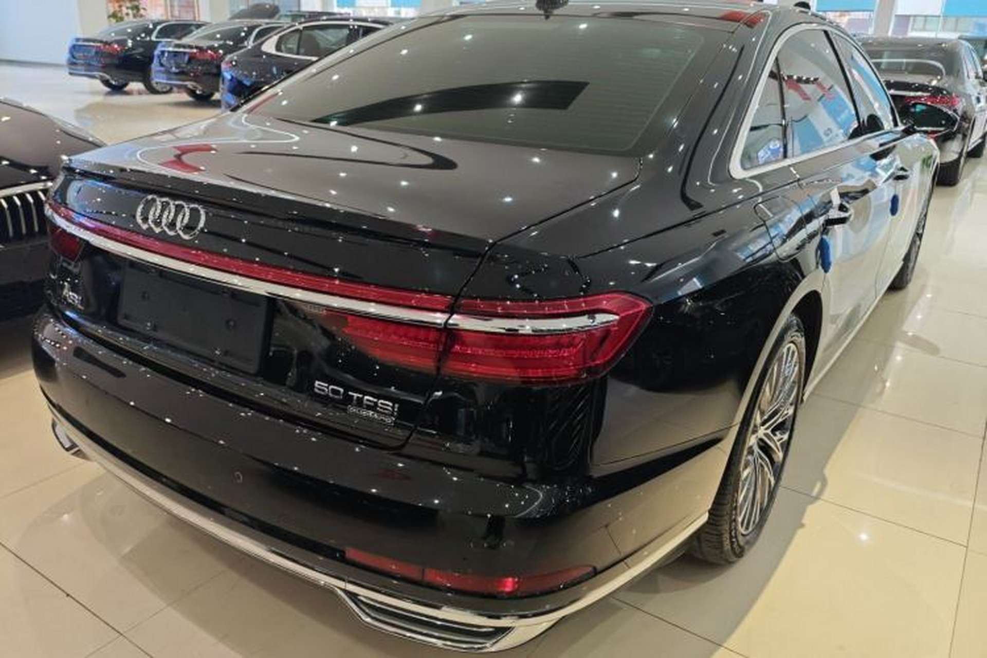 Used Audi A8 2019 Plus A8L 50 TFSI quattro Comfort Model Rear Right 45 Deg