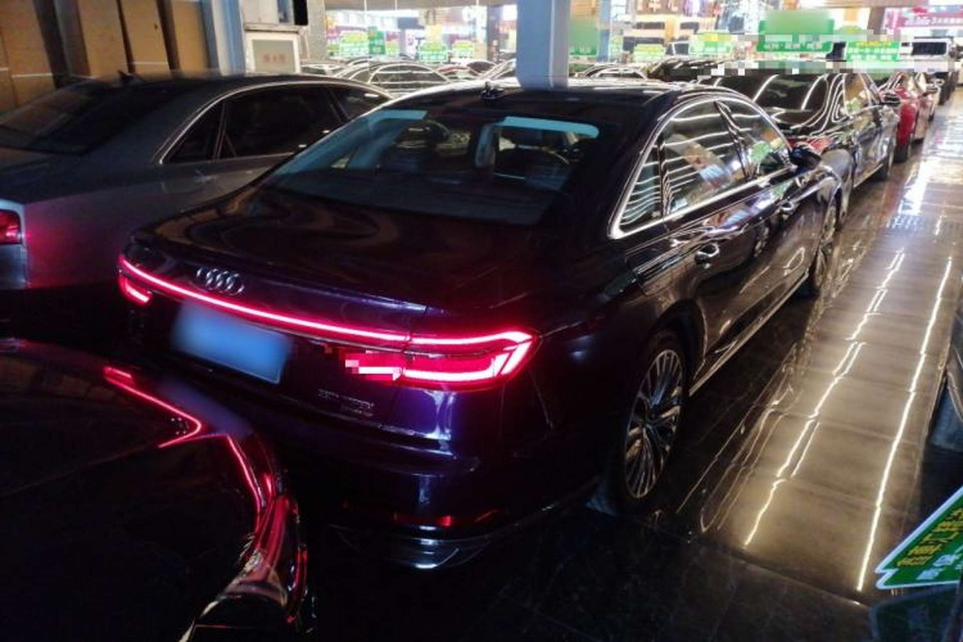 Used Audi A8 2019 A8L 50 TFSI quattro Comfort Model Rear Right 45 Deg