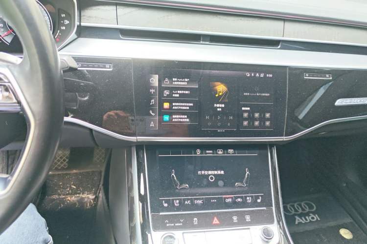 Used Audi A8 2021 A8L 50 TFSI quattro Comfort Model Audio And AC Panel