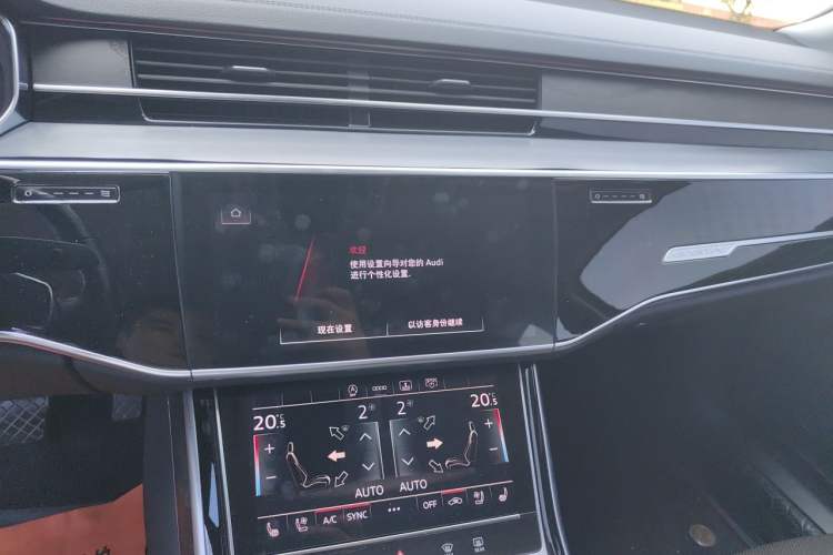 Used Audi A8 2021 A8L 50 TFSI quattro Comfort Model Audio And AC Panel