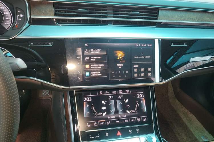Used Audi A8 2021 A8L 55 TFSI quattro Luxury Model Audio And AC Panel