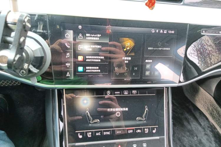 Used Audi A8 2021 A8L 50 TFSI quattro Comfort Model Audio And AC Panel