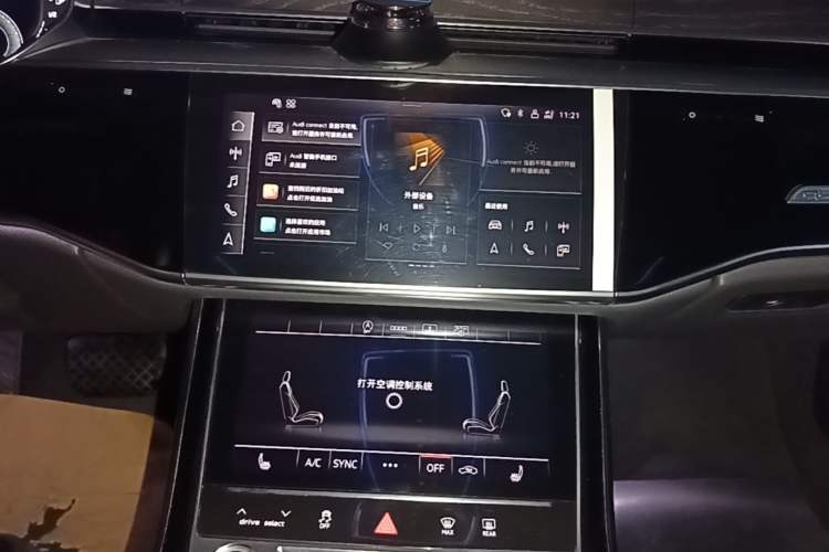 Used Audi A8 2021 A8L 50 TFSI quattro Comfort Model Audio And AC Panel