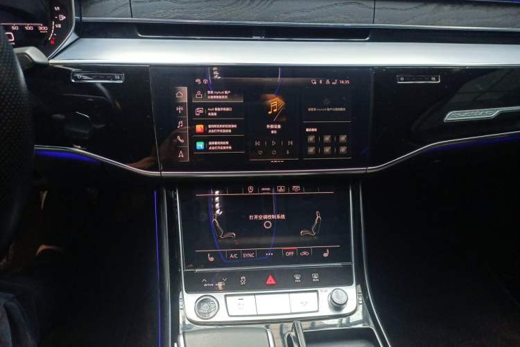 Used Audi A8 2021 A8L 50 TFSI quattro Comfort Model Audio And AC Panel