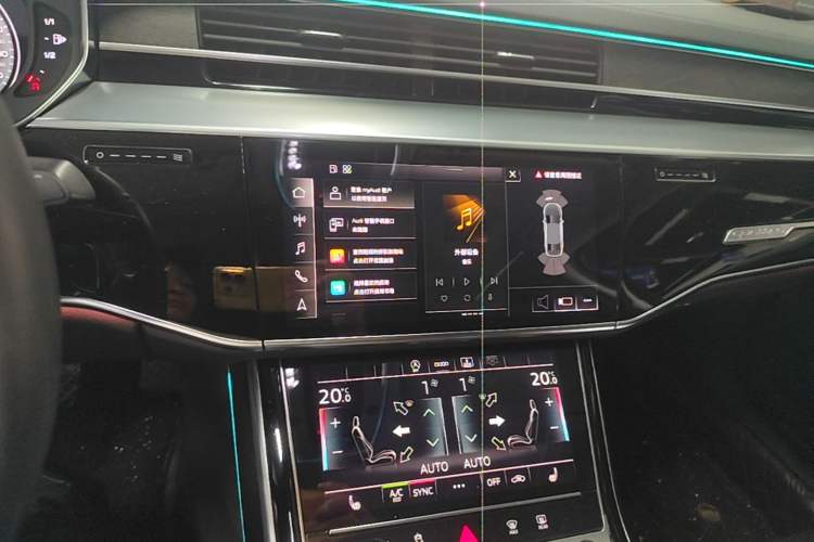 Used Audi A8 2021 A8L 50 TFSI quattro Comfort Model Audio And AC Panel