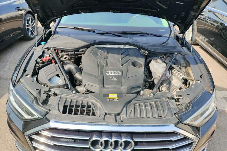 Used Audi A8 2021 A8L 50 TFSI quattro Comfort Model Engine Bay