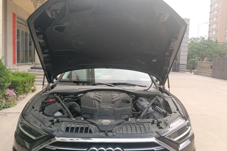 Used Audi A8 2021 A8L 55 TFSI quattro Luxury Model Engine Bay