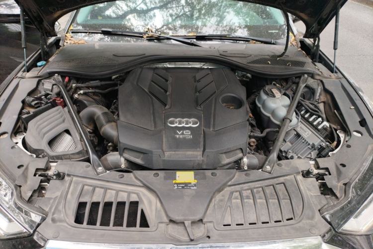 Used Audi A8 2021 A8L 55 TFSI quattro Luxury Model Engine Bay