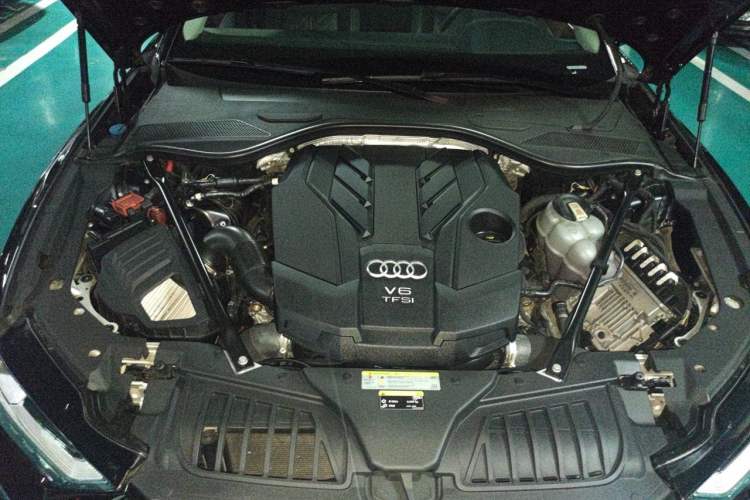 Used Audi A8 2021 A8L 55 TFSI quattro Luxury Model Engine Bay
