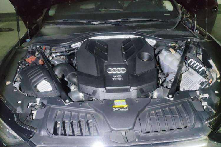 Used Audi A8 2021 A8L 55 TFSI quattro Luxury Model Engine Bay