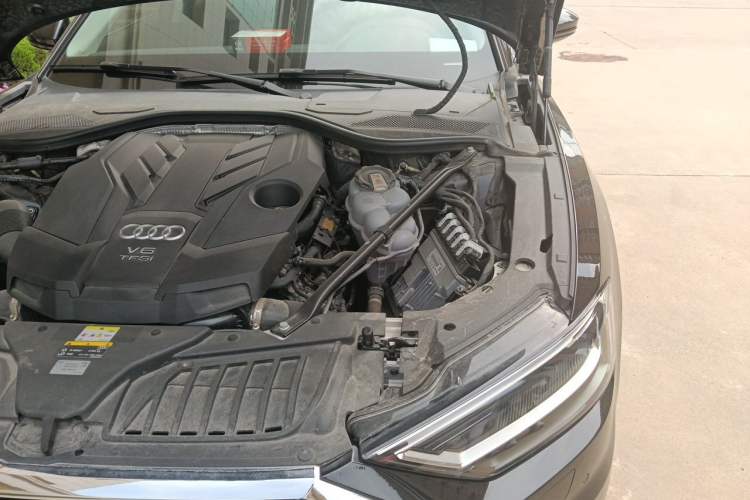 Used Audi A8 2021 A8L 55 TFSI quattro Luxury Model Engine Bay Left