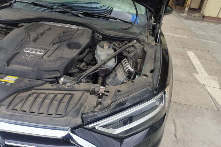 Used Audi A8 2021 A8L 50 TFSI quattro Comfort Model Engine Bay Left