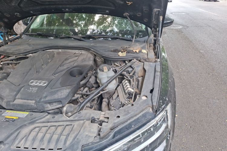 Used Audi A8 2021 A8L 50 TFSI quattro Comfort Model Engine Bay Left