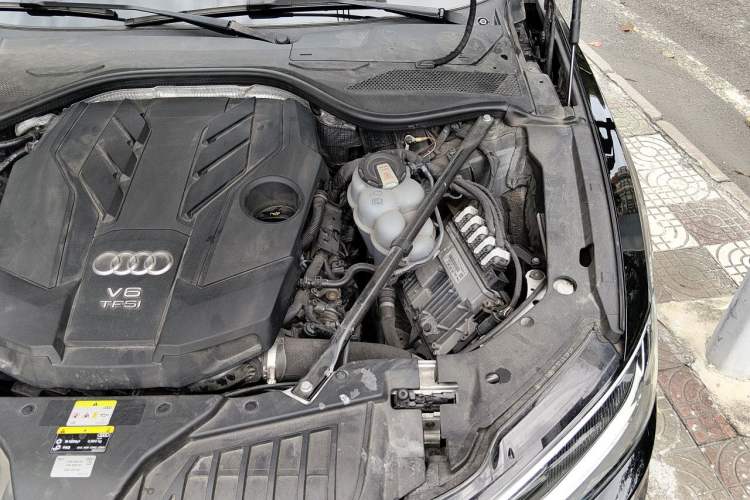 Used Audi A8 2021 A8L 50 TFSI quattro Comfort Model Engine Bay Left