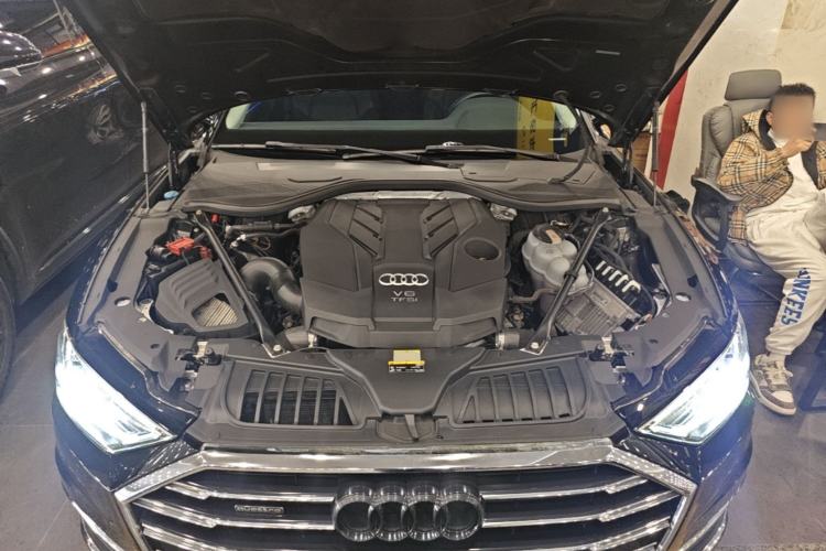 Used Audi A8 2021 A8L 50 TFSI quattro Comfort Model Engine Bay