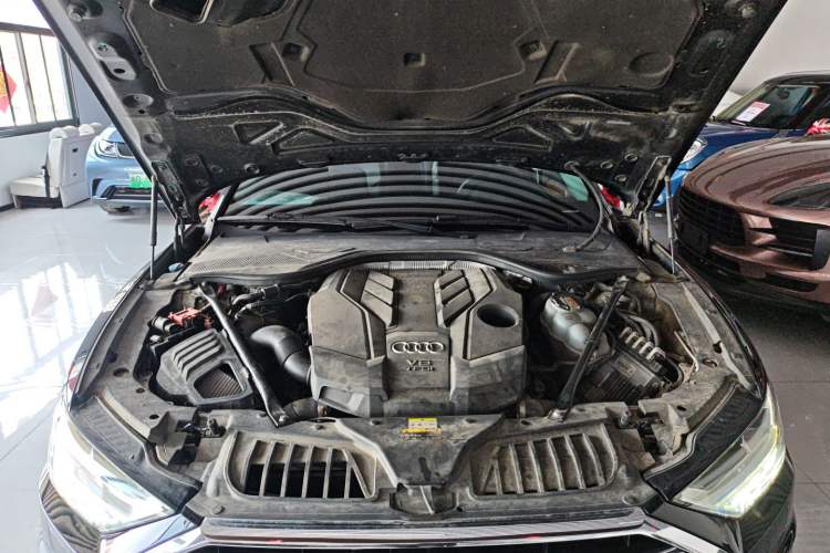 Used Audi A8 2021 A8L 50 TFSI quattro Luxury Model Engine Bay