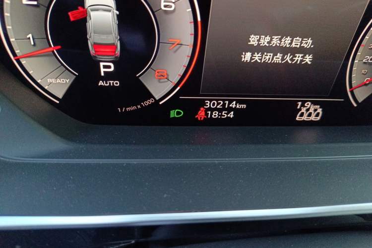 Used Audi A8 2021 A8L 55 TFSI quattro Luxury Model Odometer Close Up