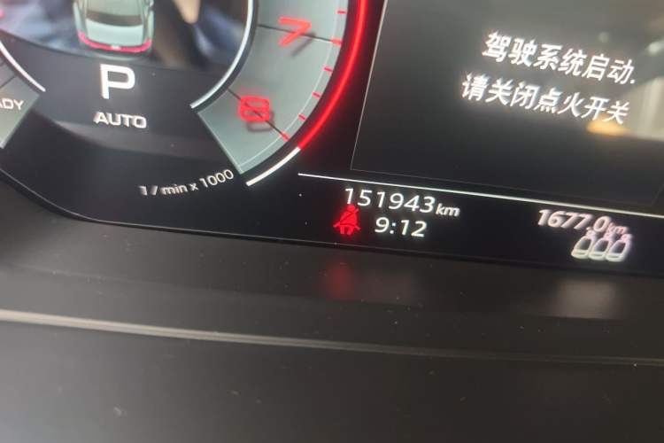 Used Audi A8 2021 A8L 50 TFSI quattro Comfort Model Odometer Close Up