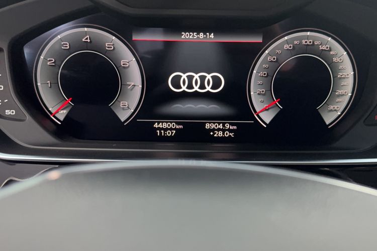 Used Audi A8 2021 A8L 50 TFSI quattro Comfort Model Odometer Close Up