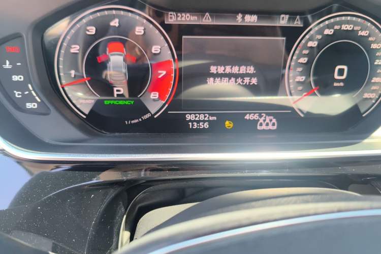 Used Audi A8 2021 A8L 50 TFSI quattro Comfort Model Odometer Close Up