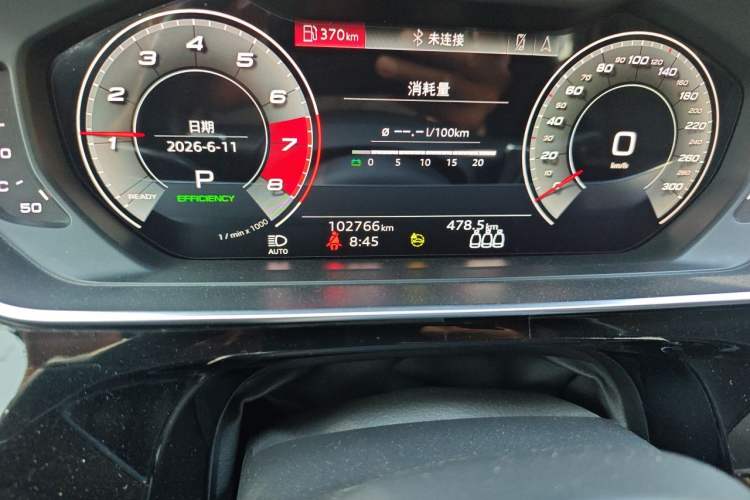 Used Audi A8 2021 A8L 50 TFSI quattro Comfort Model Odometer Close Up
