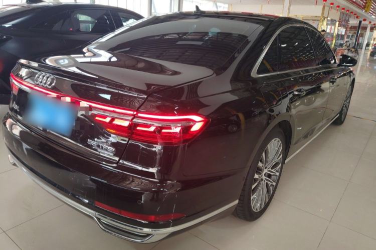 Used Audi A8 2021 A8L 55 TFSI quattro Luxury Model Rear Right 45 Deg