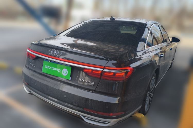 Used Audi A8 2021 A8L 55 TFSI quattro Prestige Edition Rear Right 45 Deg