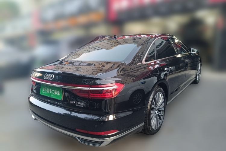 Used Audi A8 2021 A8L 55 TFSI quattro Luxury Model Rear Right 45 Deg