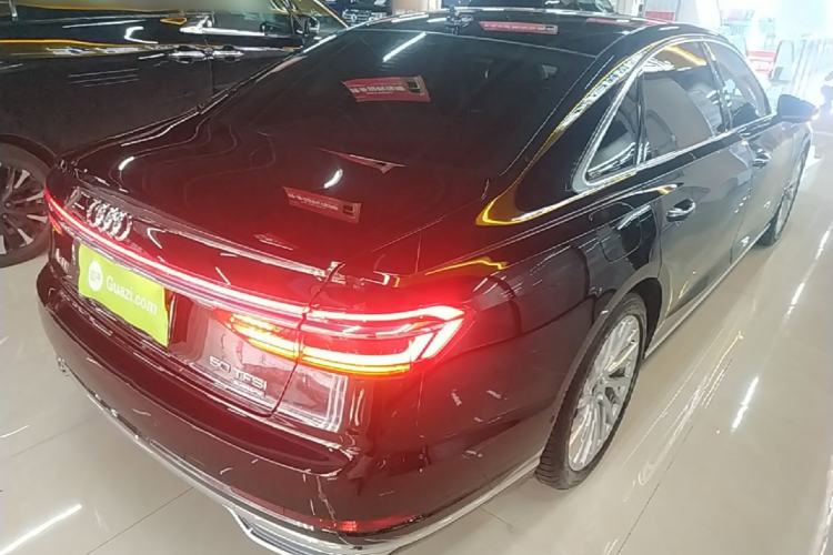 Used Audi A8 2021 A8L 50 TFSI quattro Luxury Model Rear Right 45 Deg