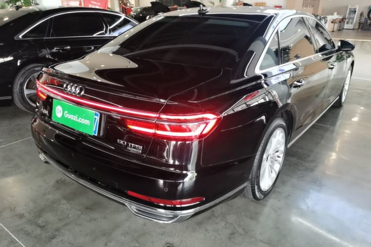 Used Audi A8 2021 A8L 50 TFSI quattro Comfort Model Rear Right 45 Deg