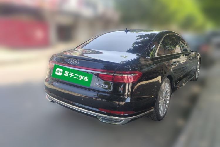 Used Audi A8 2021 A8L 50 TFSI quattro Luxury Model Rear Right 45 Deg
