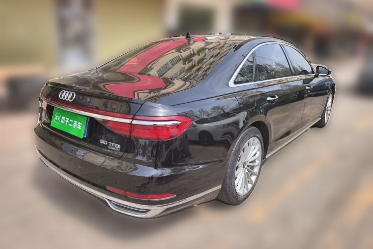 Used Audi A8 2021 A8L 50 TFSI quattro Comfort Model Rear Right 45 Deg