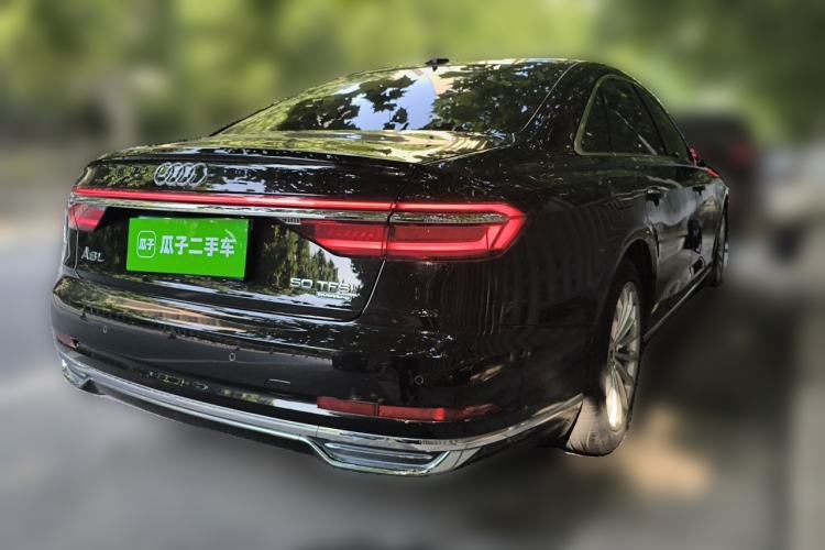 Used Audi A8 2021 A8L 50 TFSI quattro Comfort Model Rear Right 45 Deg