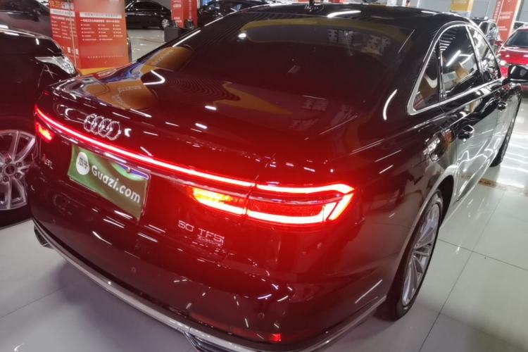 Used Audi A8 2021 A8L 50 TFSI quattro Comfort Model Rear Right 45 Deg