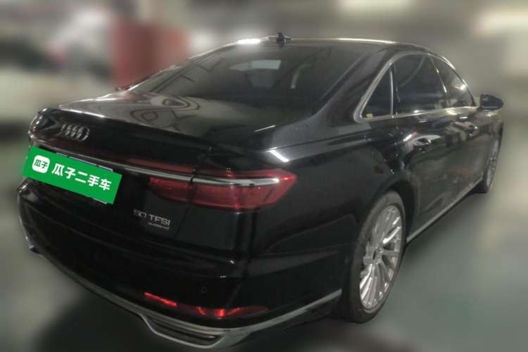 Used Audi A8 2021 A8L 50 TFSI quattro Luxury Model Rear Right 45 Deg