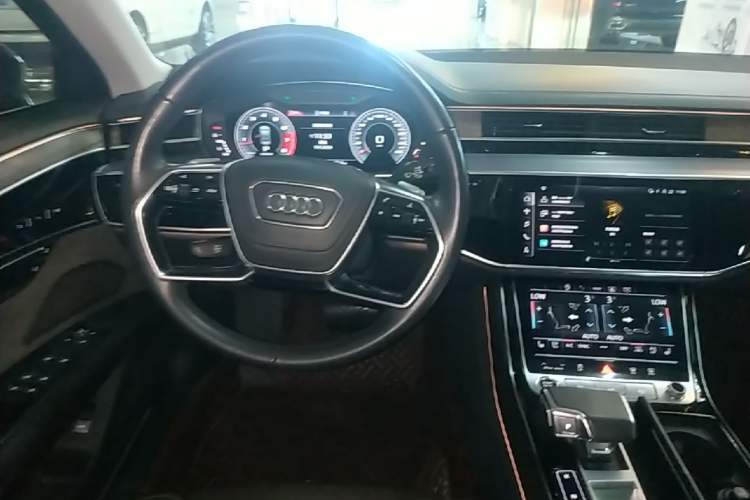 Used Audi A8 2021 A8L 50 TFSI quattro Luxury Model Steering Wheel