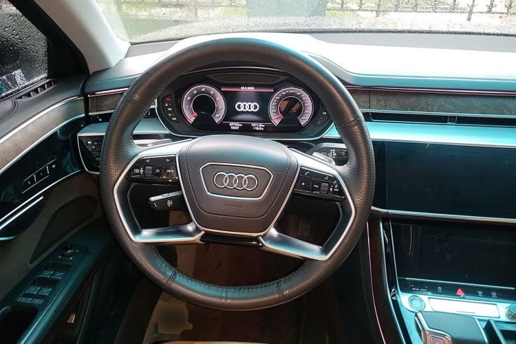 Used Audi A8 2021 A8L 55 TFSI quattro Luxury Model Steering Wheel